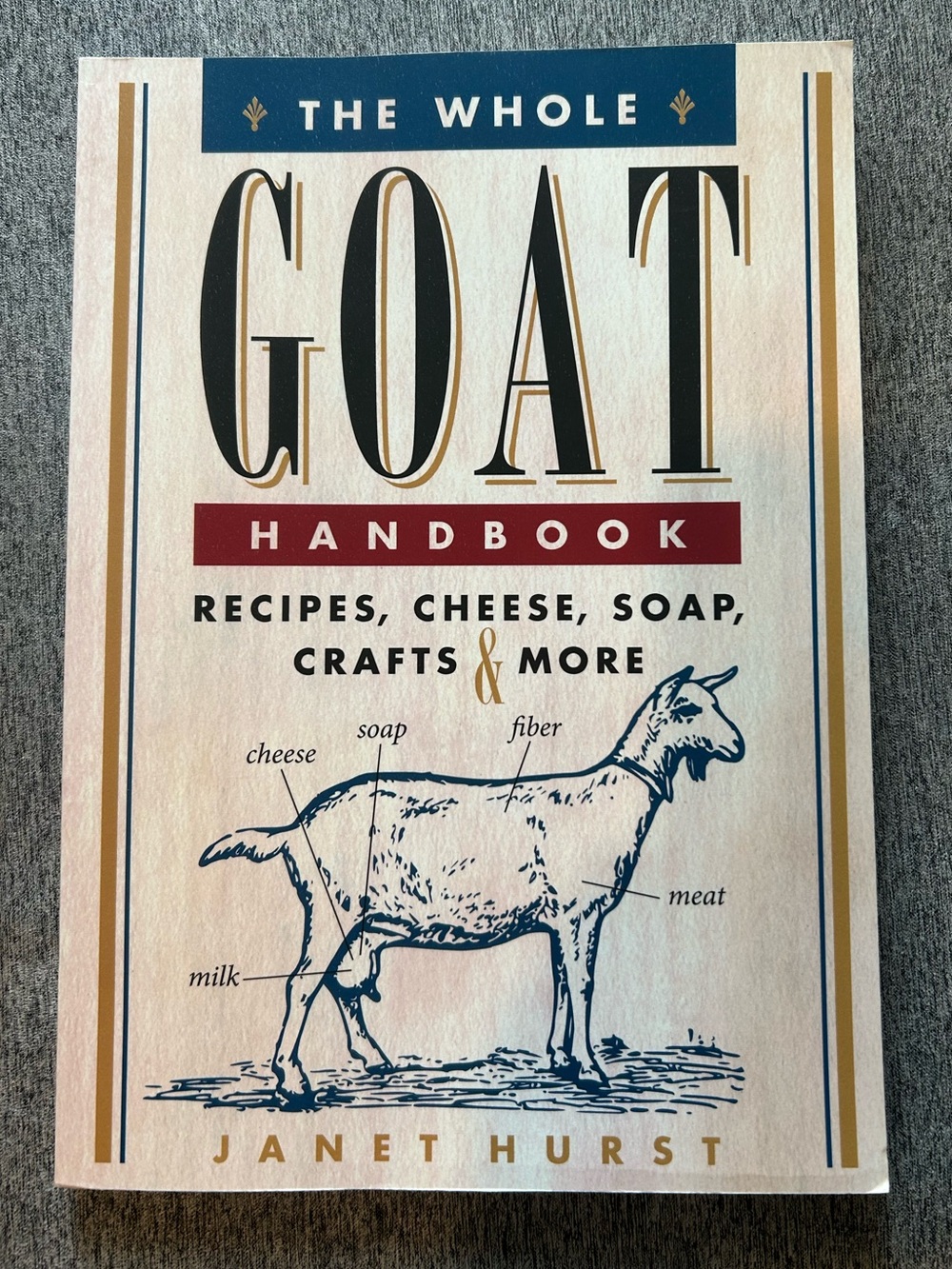 The Whole Goat Handbook Recipes Cheese Soap Crafts Paperback